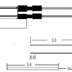 Alternative view of Termistor s kablom