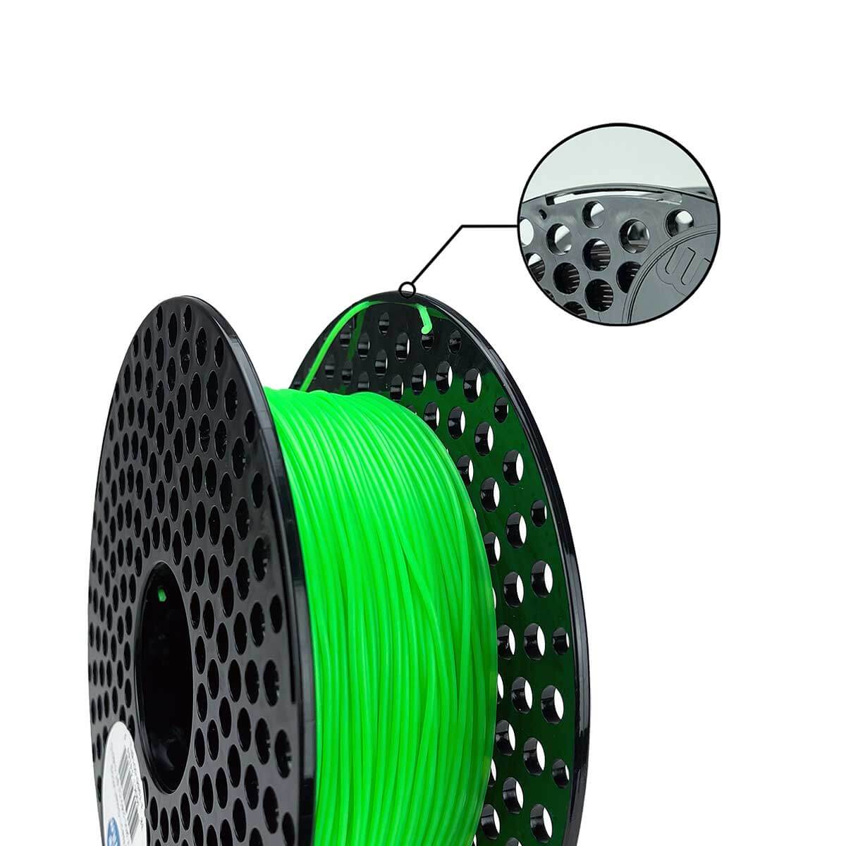 Flexible filament 98A Neon Green 2 Flexible filament 98A Neon Green - slika 2