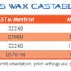 Resina Liqcreate Wax Castable Blu 5 Liqcreate Wax Castable properties Enhanced SR