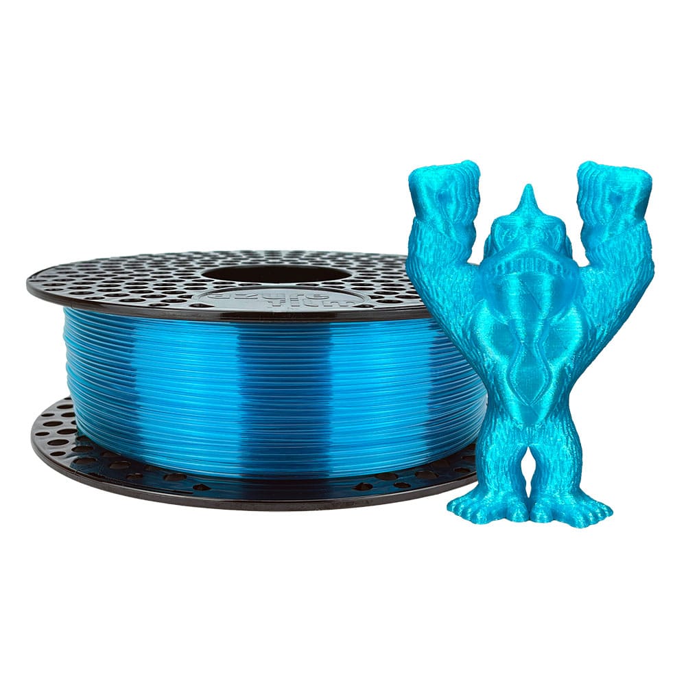 Filamento PETG Transparent Blue 1 Filamento PETG Transparent Blue