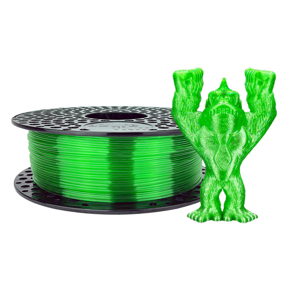 PETG Transparent filament Green 1 PETG Transparent filament Green