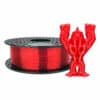 PETG Transparent filament Red 10 PETG TRANSPARENT FILAMENT RED