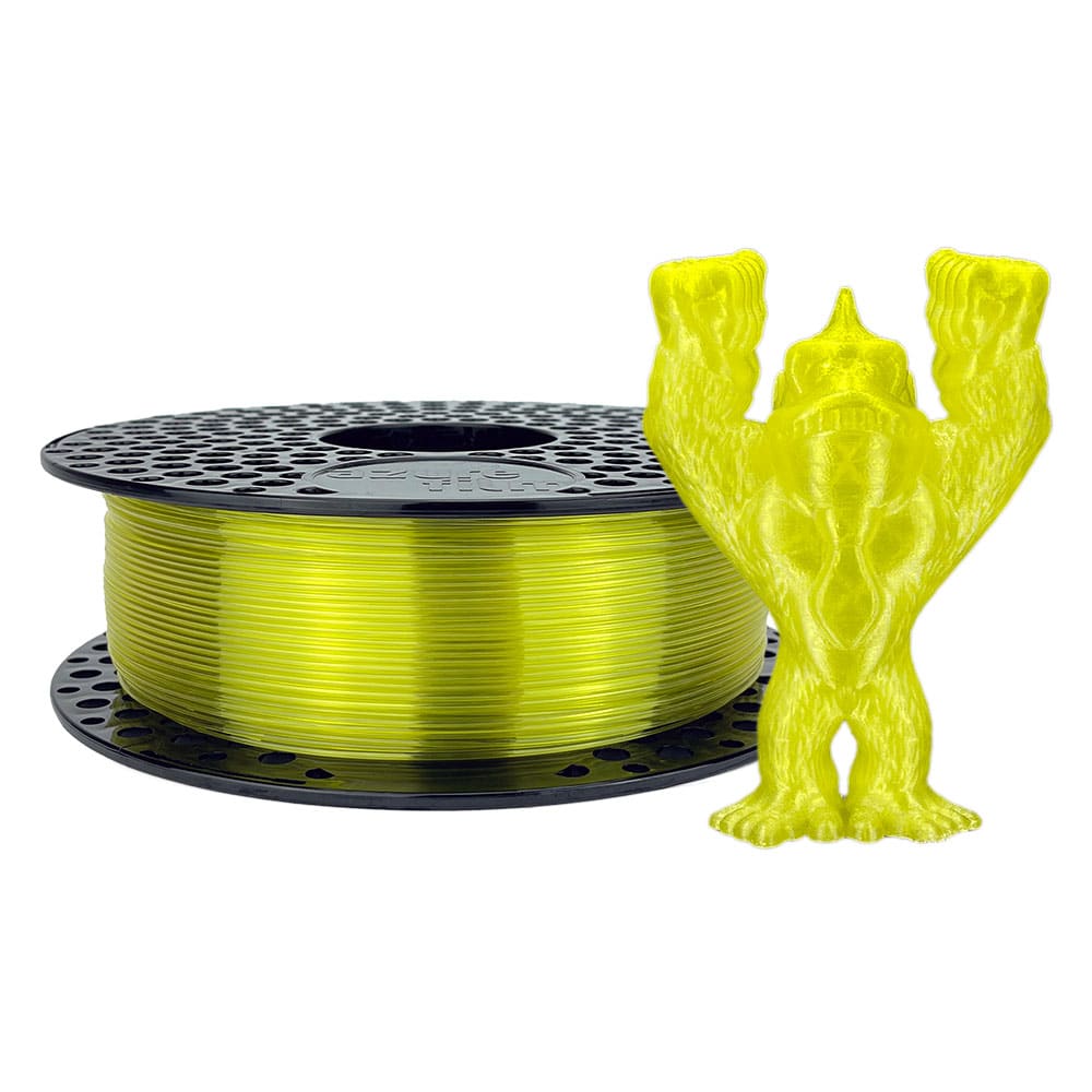 PETG Transparent filament Yellow 1 PETG Transparent filament Yellow