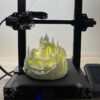 PLA Glow filament Litho White Castle 1