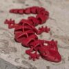 PLA Original filament Red Wine lizard design