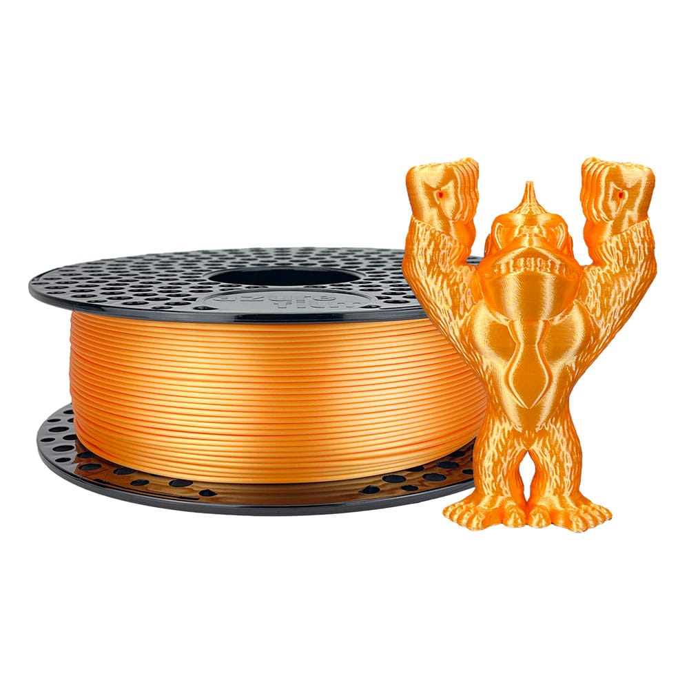 PLA Silk filament Flame Orange 1 PLA Silk filament Flame Orange