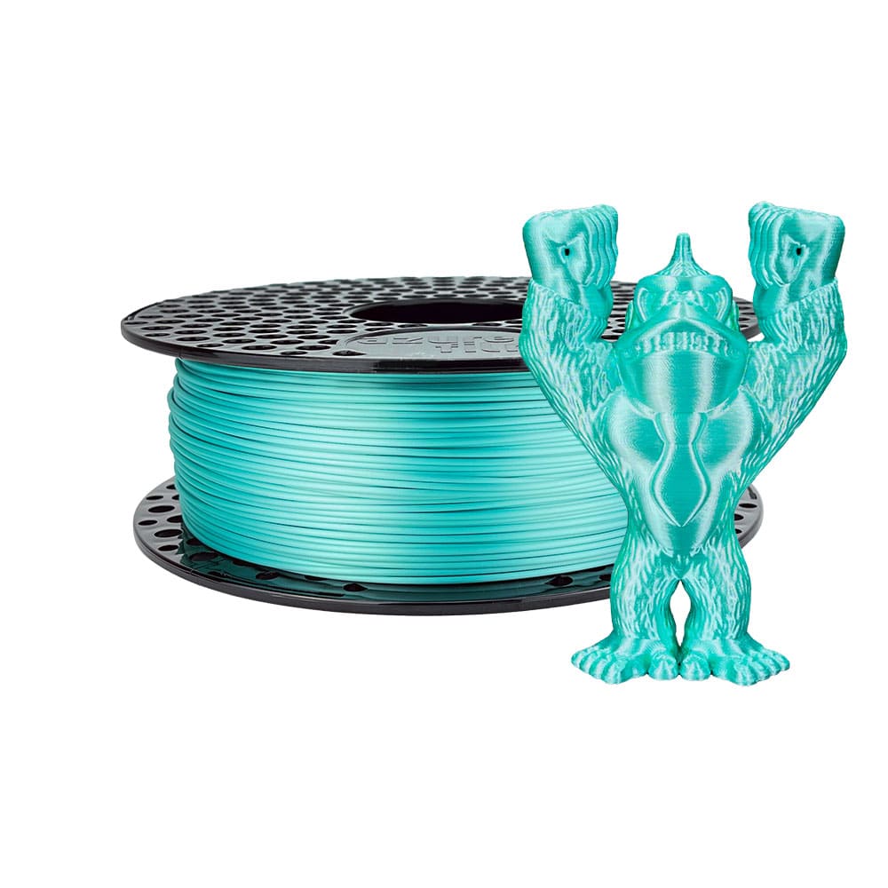 PLA Silk filament Hawaiian Blue 1 PLA Silk filament Hawaiian Blue