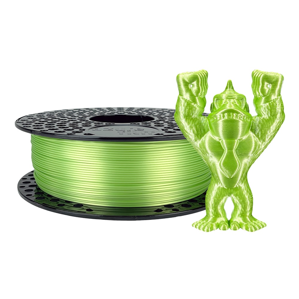PLA Silk filament Pistachio Green 1 PLA Silk filament Pistachio Green