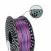 PLA Silk filament Rainbow Candy spool