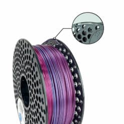 Alternative view of PLA Silk filament Rainbow Candy
