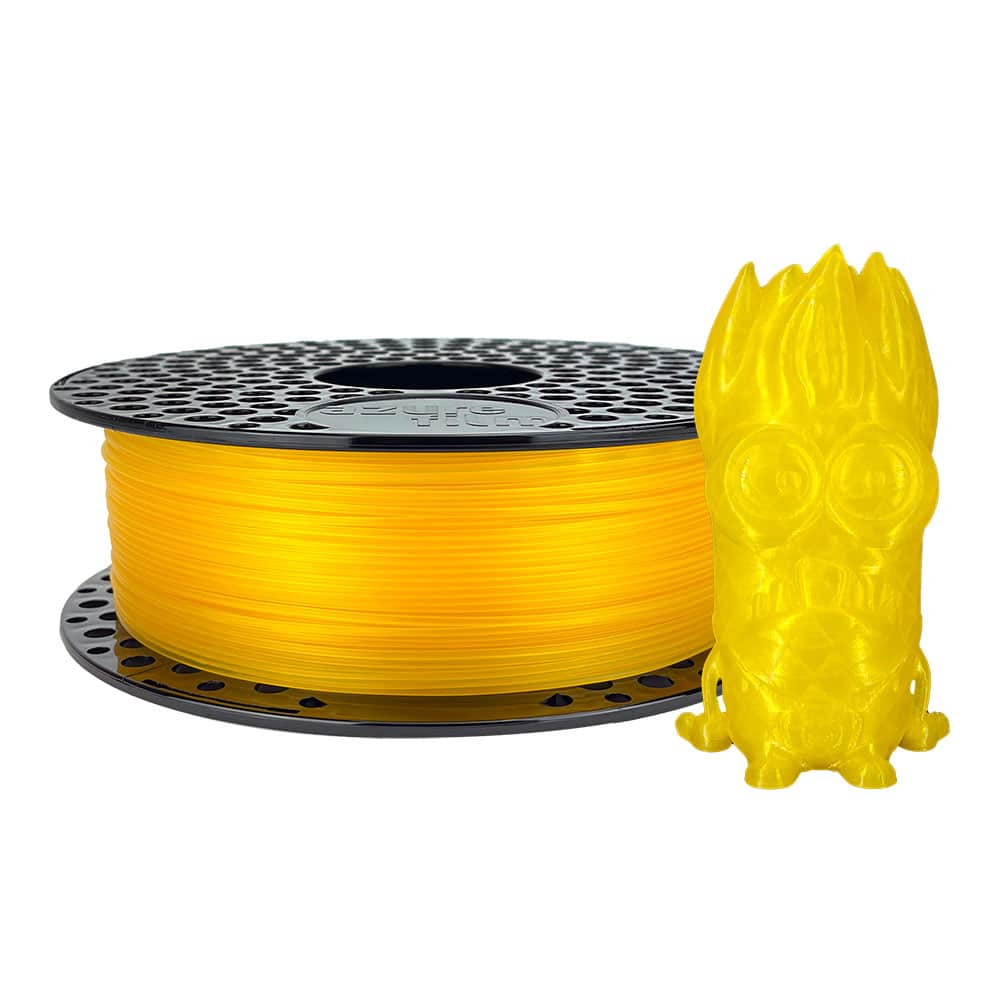 PLA Transparent filament Yellow 1 PLA Transparent filament Yellow
