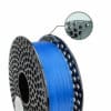 PLA Transparent filament Blue spool