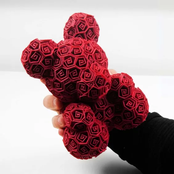 Filamento PLA Pearl Red 4 Filamento PLA Pearl Red - immagine 4