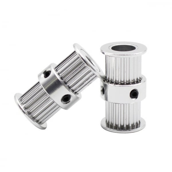 Puleggia dentata GT2 doppia 1 Puleggia dentata GT2 doppia