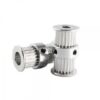 Puleggia dentata GT2 doppia 4 double timing pulley 20 teeth