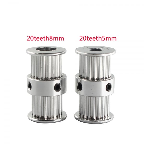 Puleggia dentata GT2 doppia 3 Puleggia dentata GT2 doppia - immagine 3