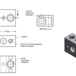 Alternative view of Aluminijski grelni blok MK10