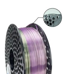 Alternative view of PLA Silk filament Rainbow Lavender