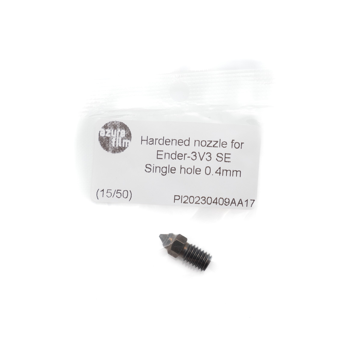 Ugello in acciaio temprato per Ender 3 V3 SE 3 Ugello in acciaio temprato per Ender 3 V3 SE - immagine 3