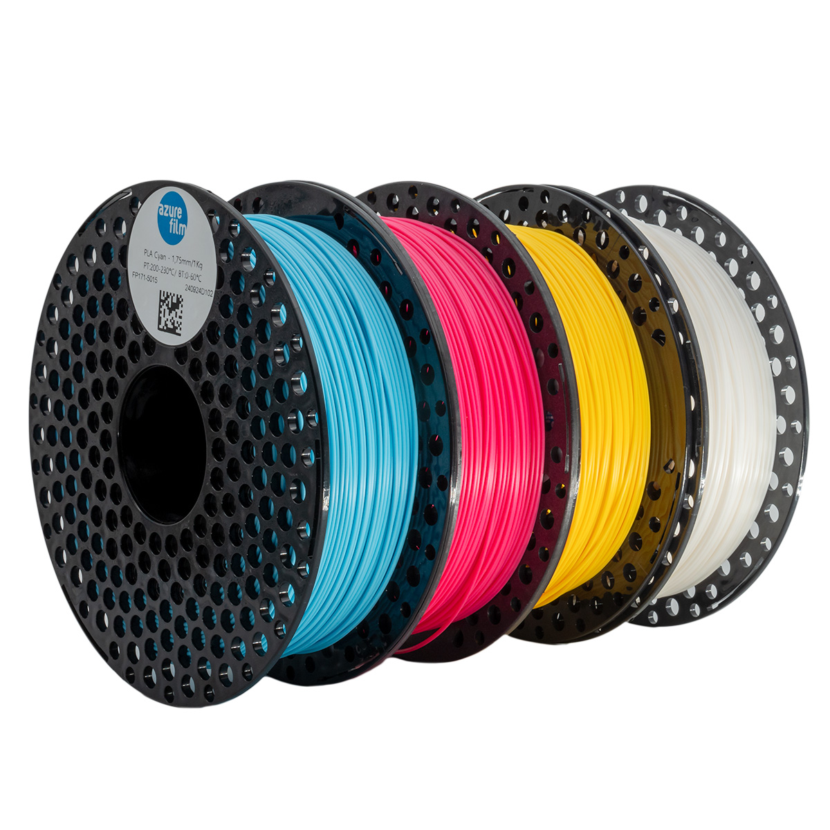 PLA CMYK Lithophane 4-pack 1 PLA CYMK Lithopane 4-pack