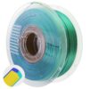 PLA Silk Tri Color Peacock Bloom 12 3d-filament-PLA-Silk-Tri-Color-Peacock-Bloom-Master-Spool-Front-azurefilm
