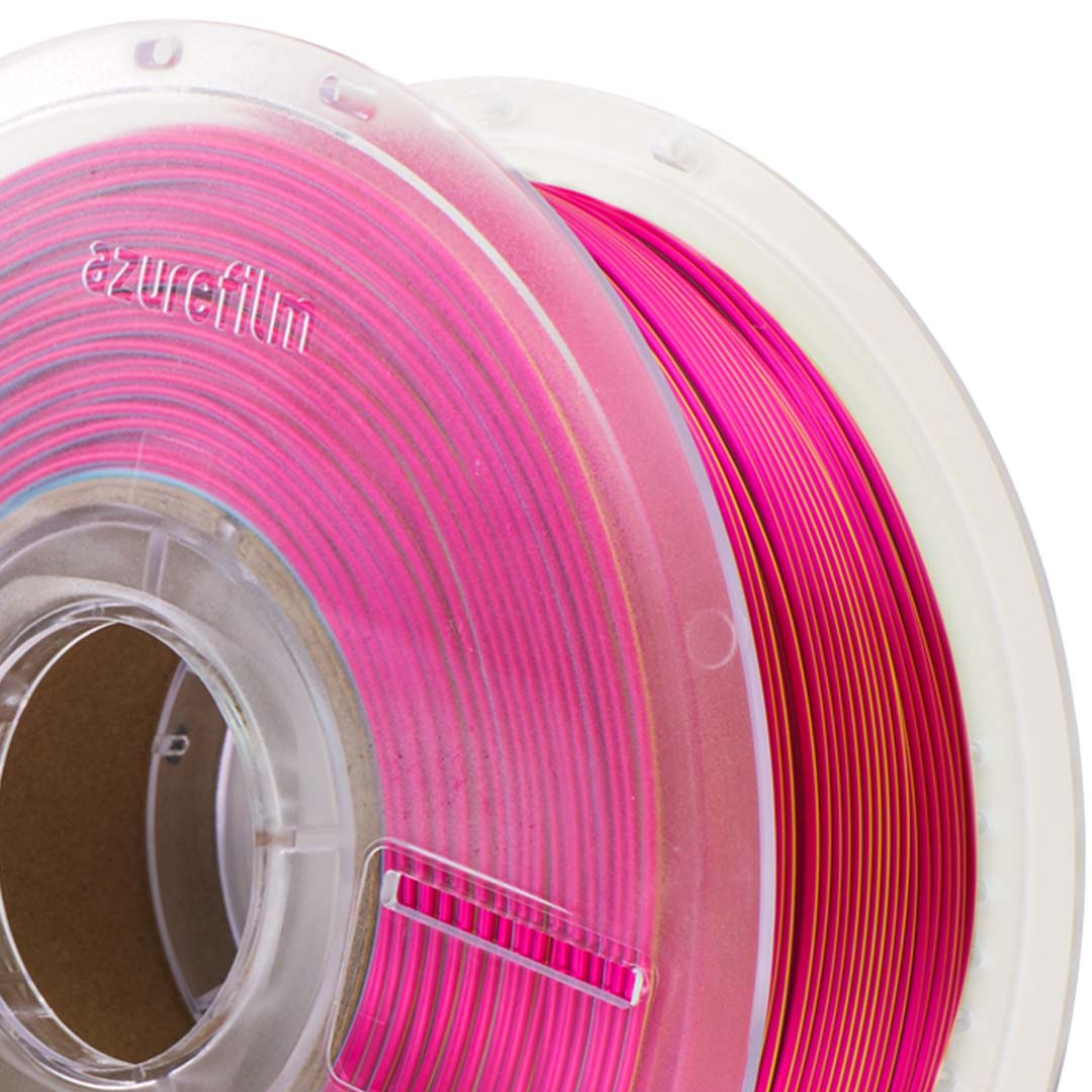 PLA Silk Tri Color Royal Fizz 4 3d-filament-PLA-Silk-Tri-Color-Royal-Fizz-Master-Spool-Front-zoom-azurefilm