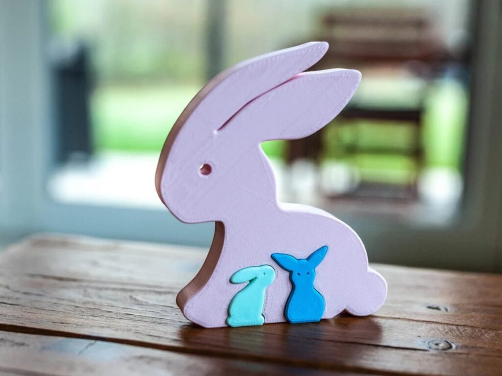 Easter rabbit puzzle