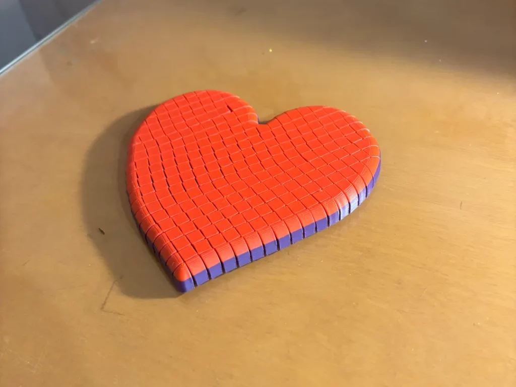 Flexible Valentines heart