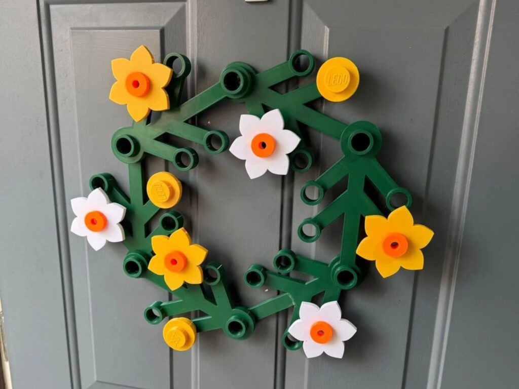 Lego Wreath for Easter